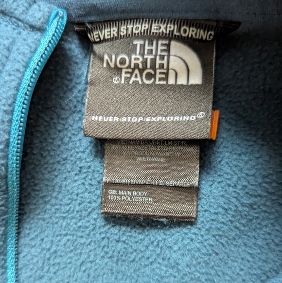 The North Face Men's Blue Zip-Up Sweater - Picture 4 of 6